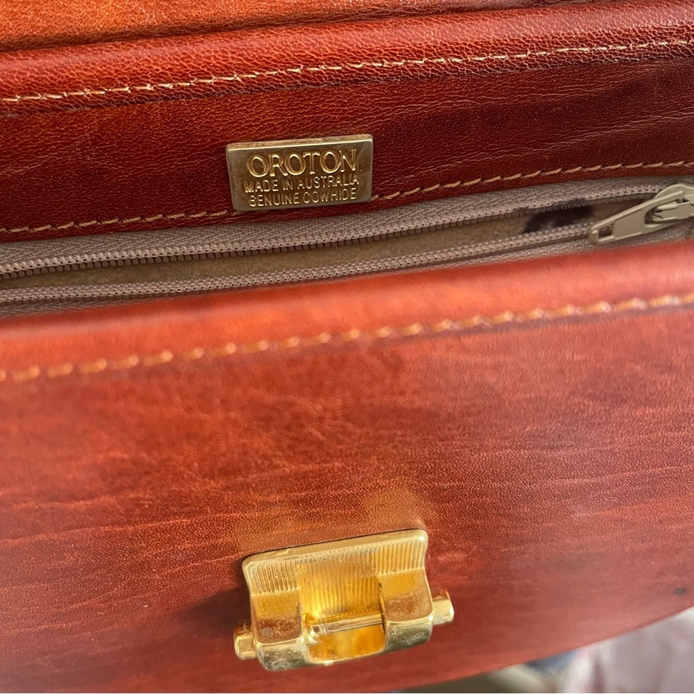 ❌SOLD❌Rare Vintage Oroton Crossbody🤎New as💖 Quality Made in Australia 💙 - Picture 8 of 10